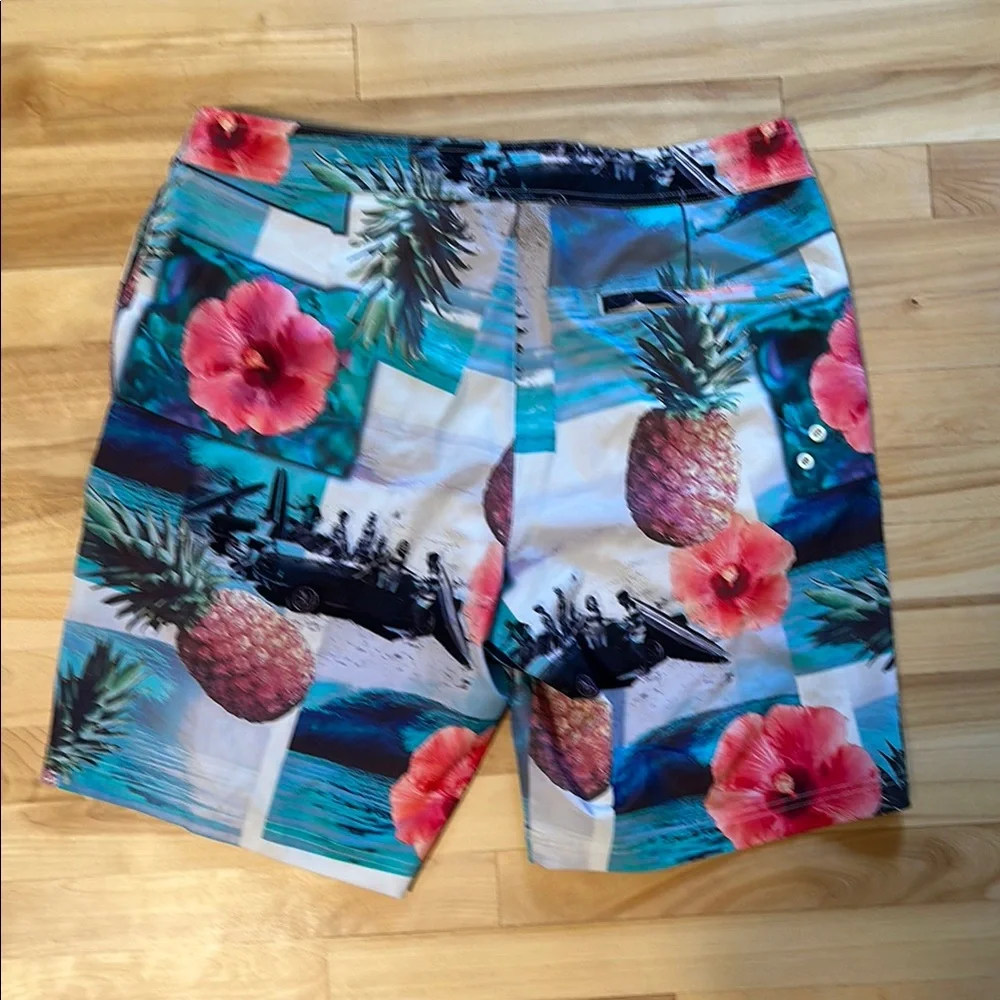 American Eagle Outfitters Swim Shorts Tropical